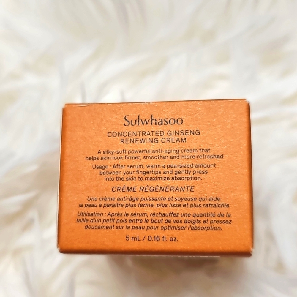 Sulwhasoo Concentrated Ginseng Renewing Cream 0.16 fl oz - Picture 4 of 7